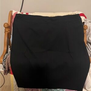 Ashley Stewart Classic Black Pencil Skirt